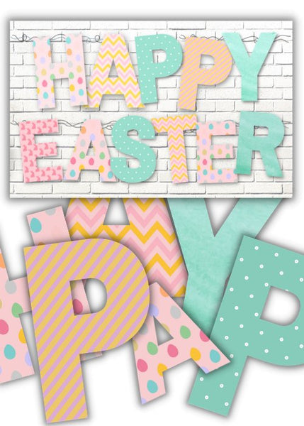 HAPPY EASTER wall banner