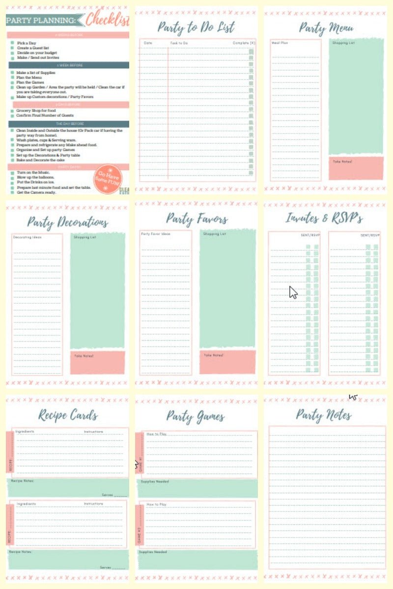 10 Pages} Birthday Party Planner – Clean Eating with Kids 10-pages-birthday-party-planner-clean-eating-with-kids