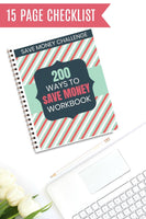 200 Ways to Save Money {Checklist}
